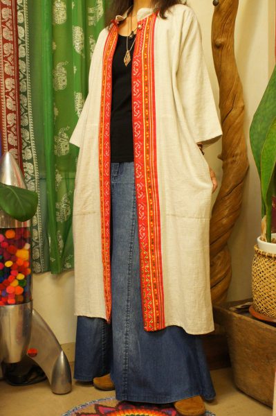 モン族ロングジャケット | ボヘミアン＆エスニックファッションのSaligRama