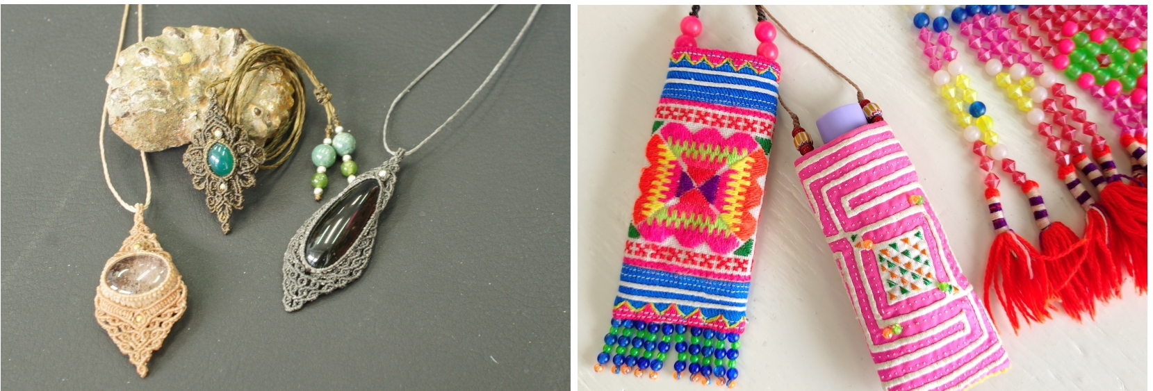 c1+c2 マクラメ編み&ワイヤーラップジュエリーと少数民族アクセサリーのSaligRama